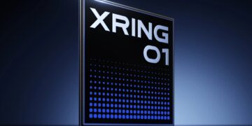 نمایی از تراشه XRING 01