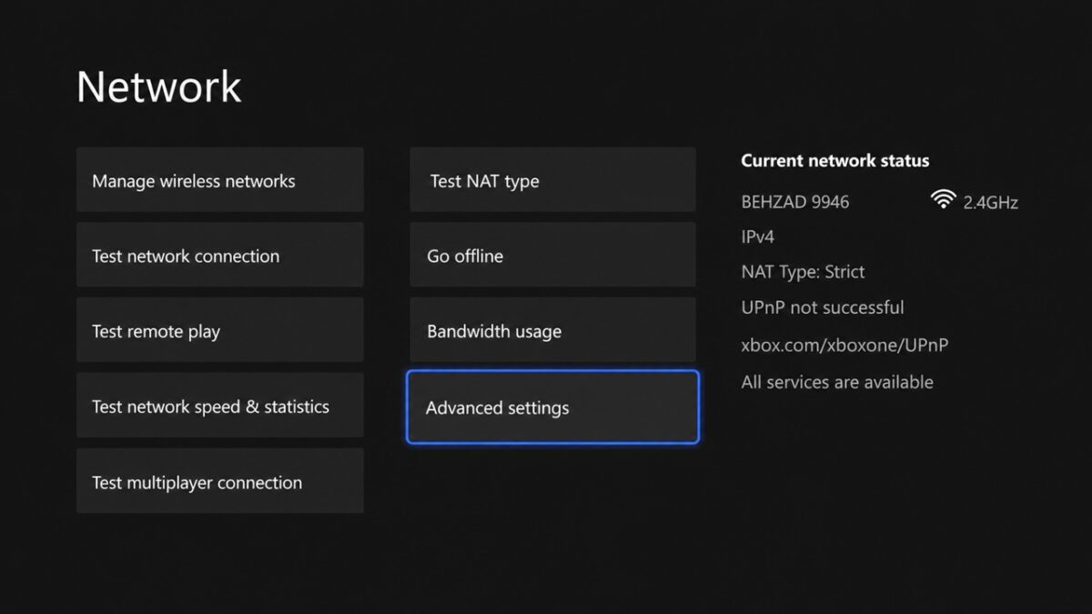 تنظیم IP Address Settings