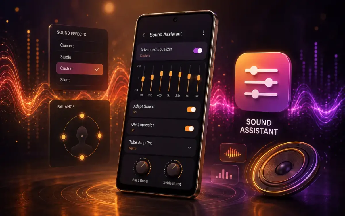تنظیمات حرفه_ای صدا با Sound Assistant سامسونگ