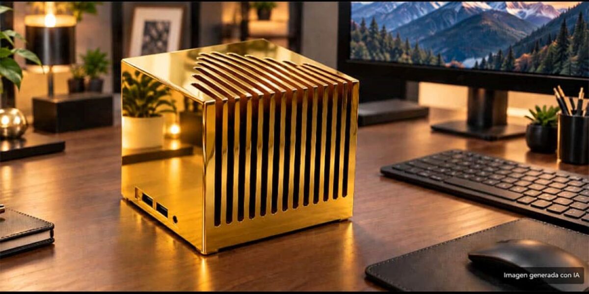 مینیپیسی Kubb Fanless با بدنه طلای ۲۴ عیار