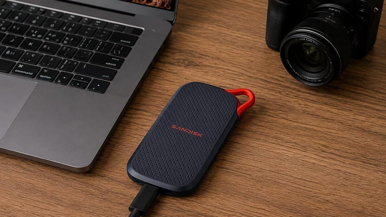 سندیسک از SSD قابل حمل E31 با سرعت ۱۰۰۰ مگابایتبرثانیه رونمایی کرد