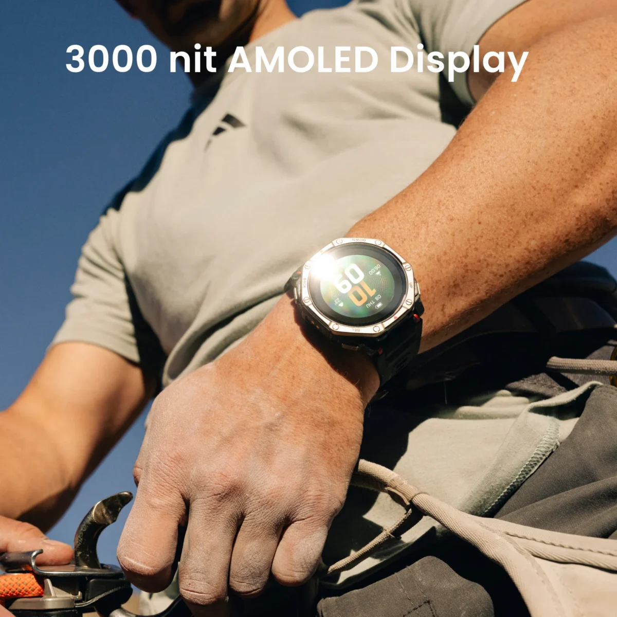 طراحی ساعت هوشمند Amazfit T-Rex Dual Solar