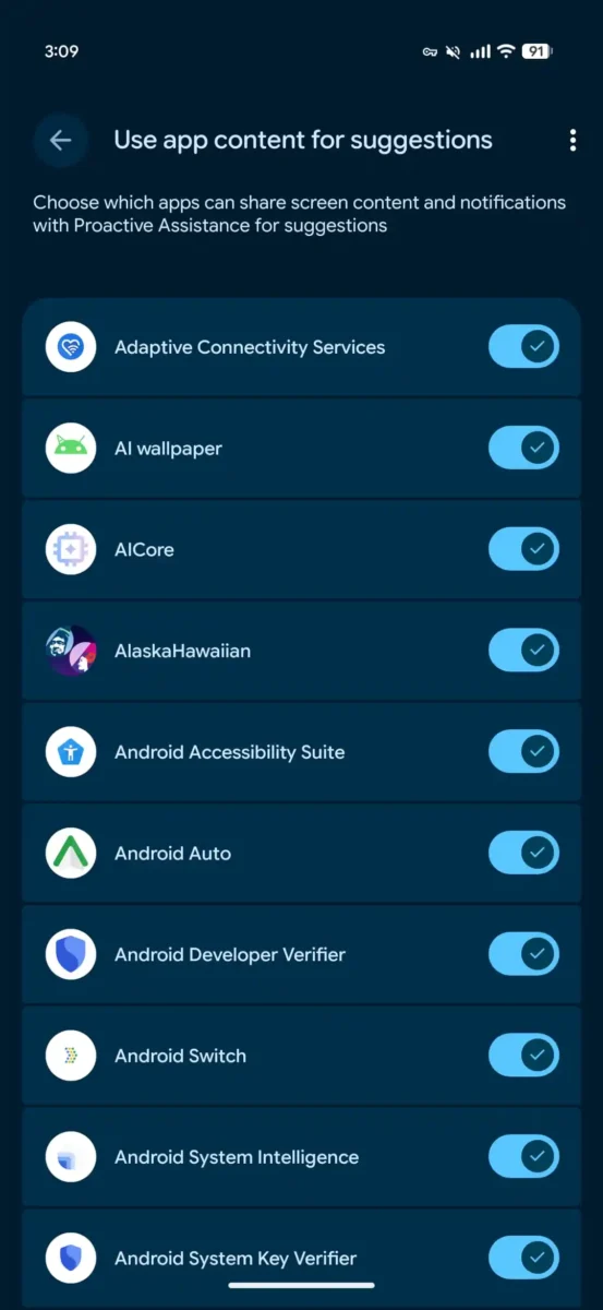 منوی باتری و شارژ یکپارچه در Android 17 QPR2
