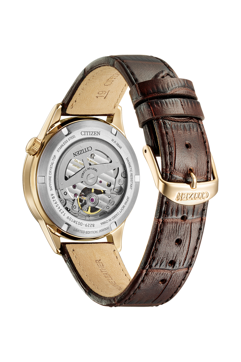 ساعت Citizen Autumn Light NH9133-01X با صفحه قهوهای و بند چرمی معرفی شد