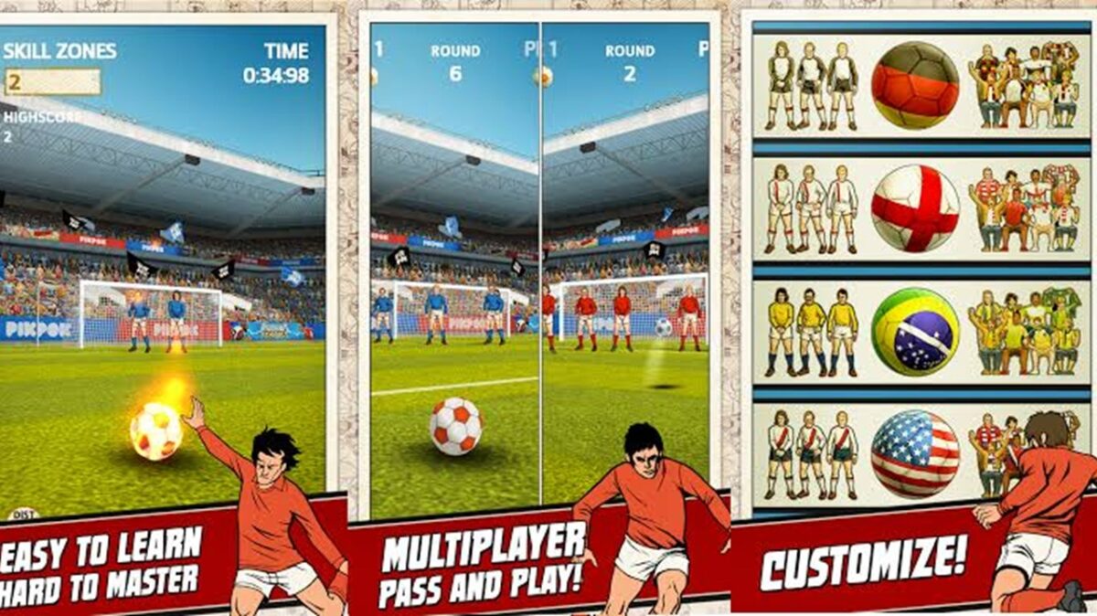 Flick Kick Football Legends تجربهای آرکید ارائه میدهد که تمرکز اصلی آن روی اجرای ضربههای دقیق و زمانبندی مناسب است.
