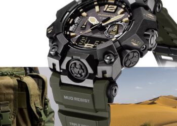 کاسیو از مدل جدید ساعت G-Shock Mudmaster با طراحی نظامی رونمایی کرد