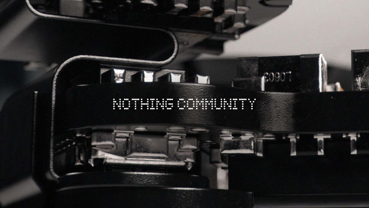 برنامه Community Review Nothing برای آزمایش محصولات جدید ناتینگ