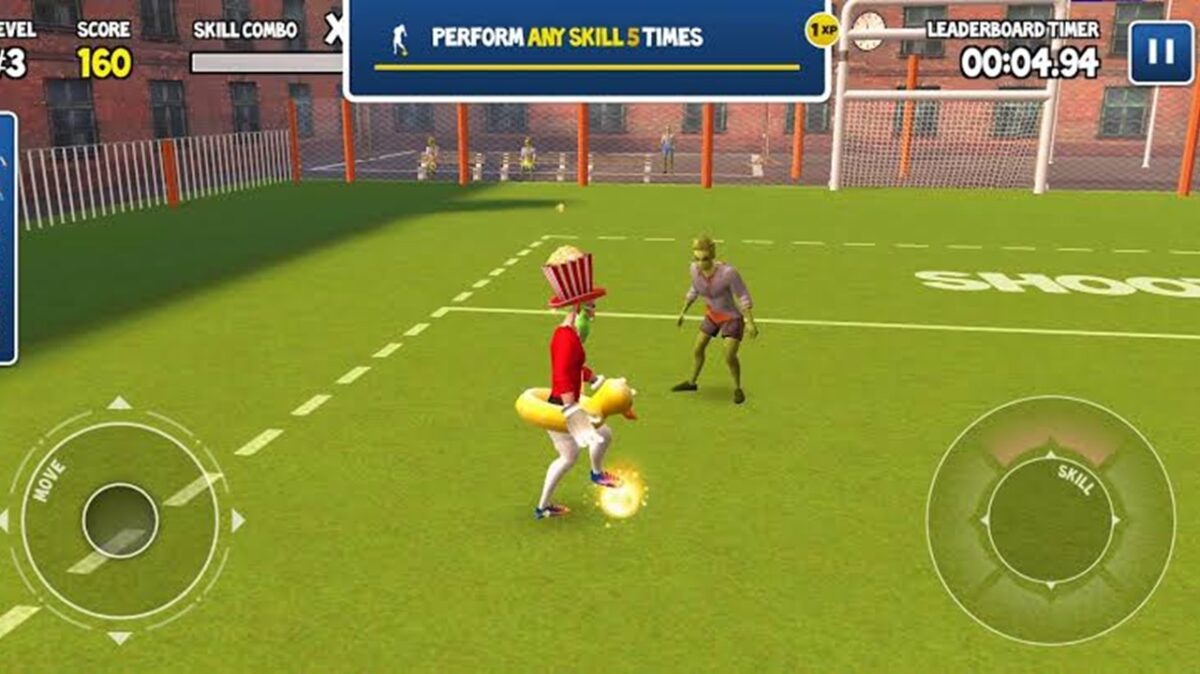 SkillTwins: Soccer Game بیشتر از اینکه یک شبیهساز کامل فوتبال باشد، روی اجرای تکنیک، دریبل و حرکات مهارتی تمرکز میکند.