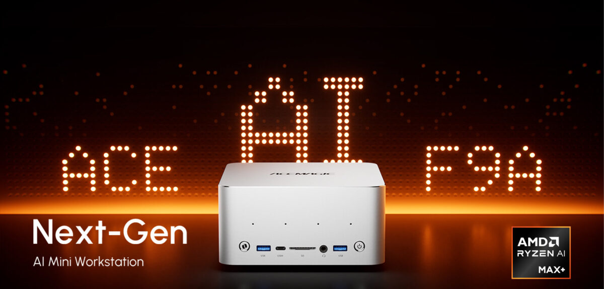پردازنده Ryzen AI Max Pro 495 در مینی پی سی Acemagic F9A