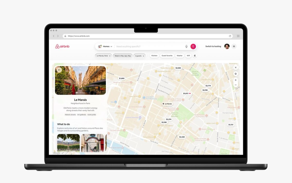 تصویری از جستوجوی هوش مصنوعی Airbnb