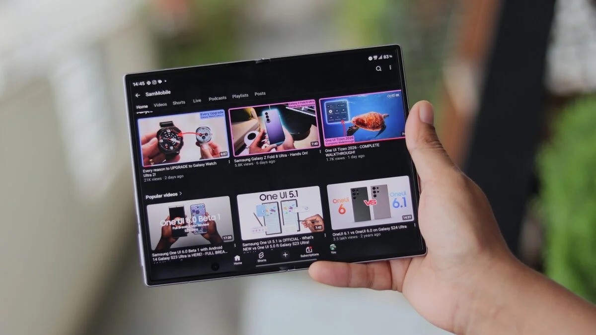 تصویری از Galaxy Z Fold 8