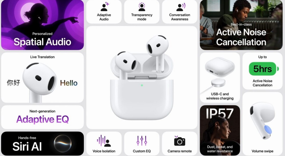 تصویری از AirPods 5 و مشخصات آن
