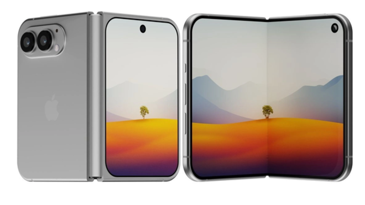 تصویری از آیفون تاشوی اپل