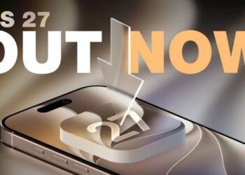 تصویری از iOS 27 روی آیفون