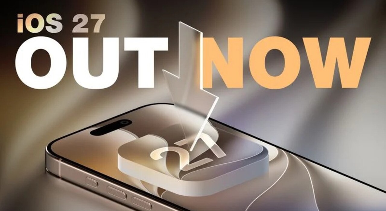تصویری از iOS 27 روی آیفون