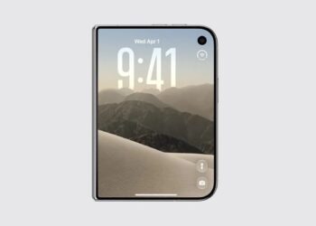 تصویری از آیفون تاشوی اپل با نام iPhone Duo