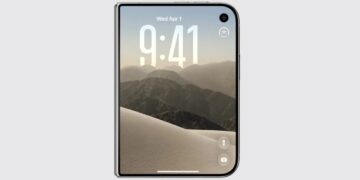 تصویری از آیفون تاشوی اپل با نام iPhone Duo