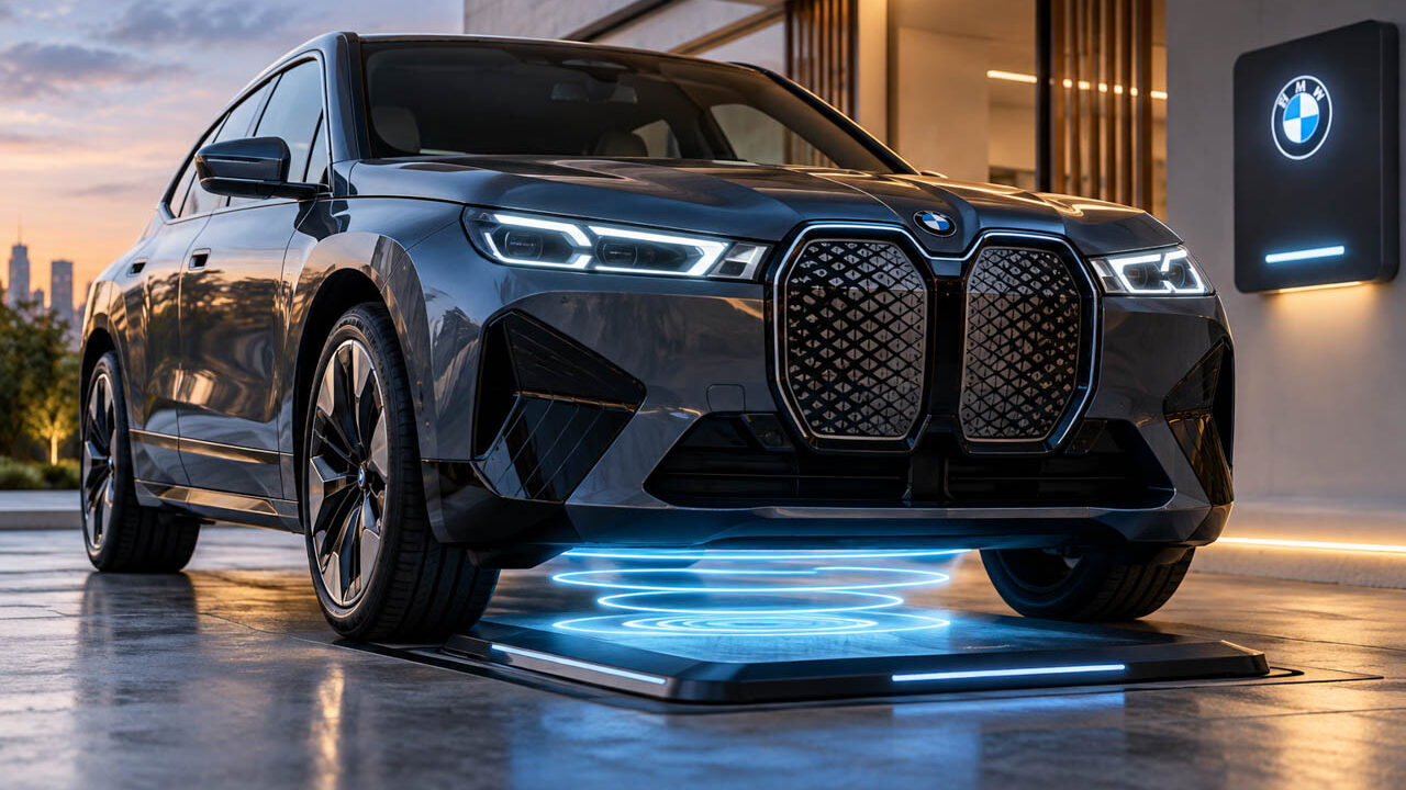 شرکت BMW شارژ بیسیم خودروهای برقی را وارد مرحله آزمایش کرد