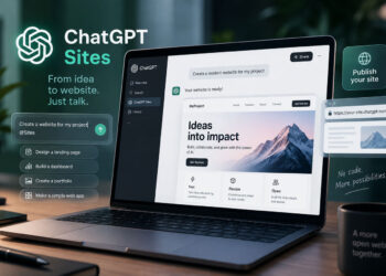 ابزار ChatGPT Sites از راه رسید؛ ساخت و انتشار سایت فقط با دستور متنی