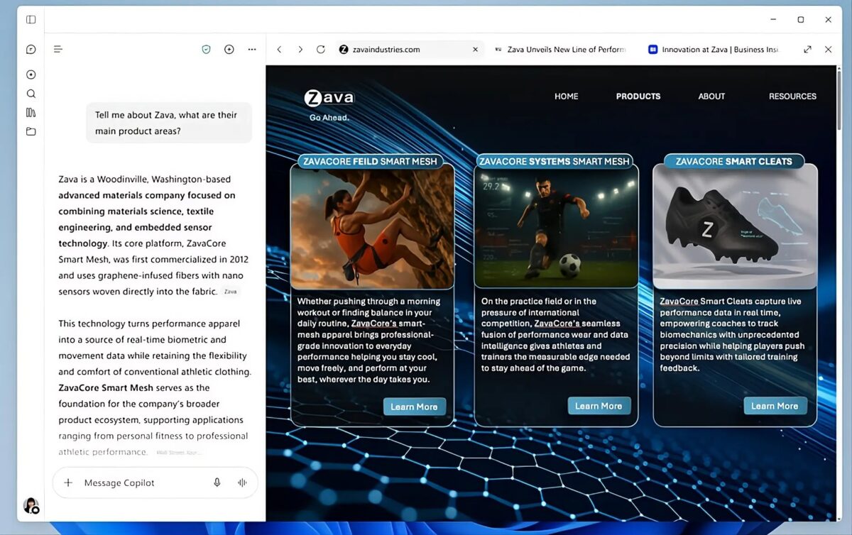 مرورگر کوپایلت برای ویندوز و macOS معرفی شد