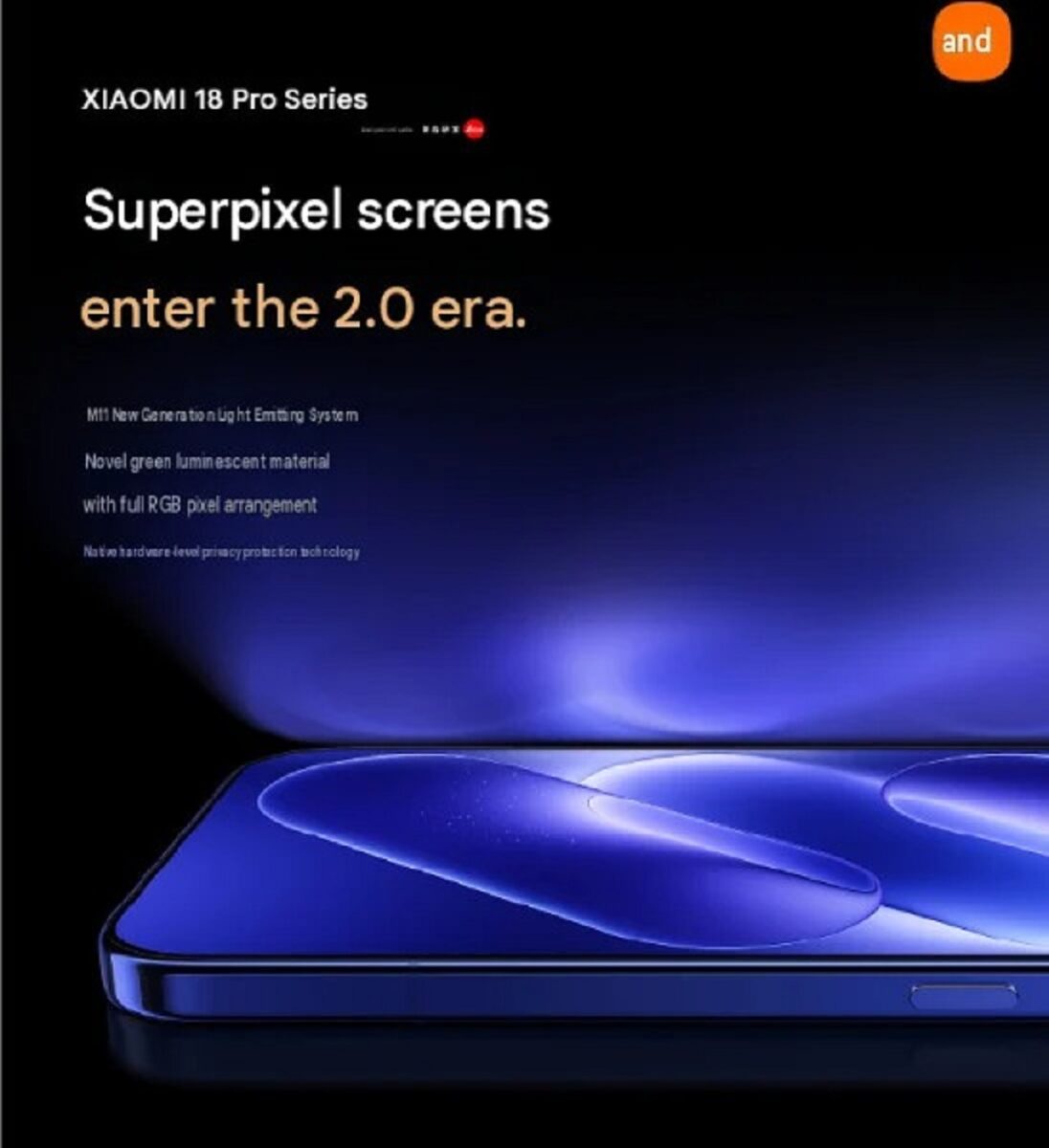 معرفی نمایشگر Super Pixel 2.0 شیائومی با یک قابلیت امنیتی جدید