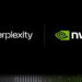 لوگوی شرکتهای Perplexity و NVIDIA به همراه عبارت NVIDIA Local AI روی پسزمینه مشکی