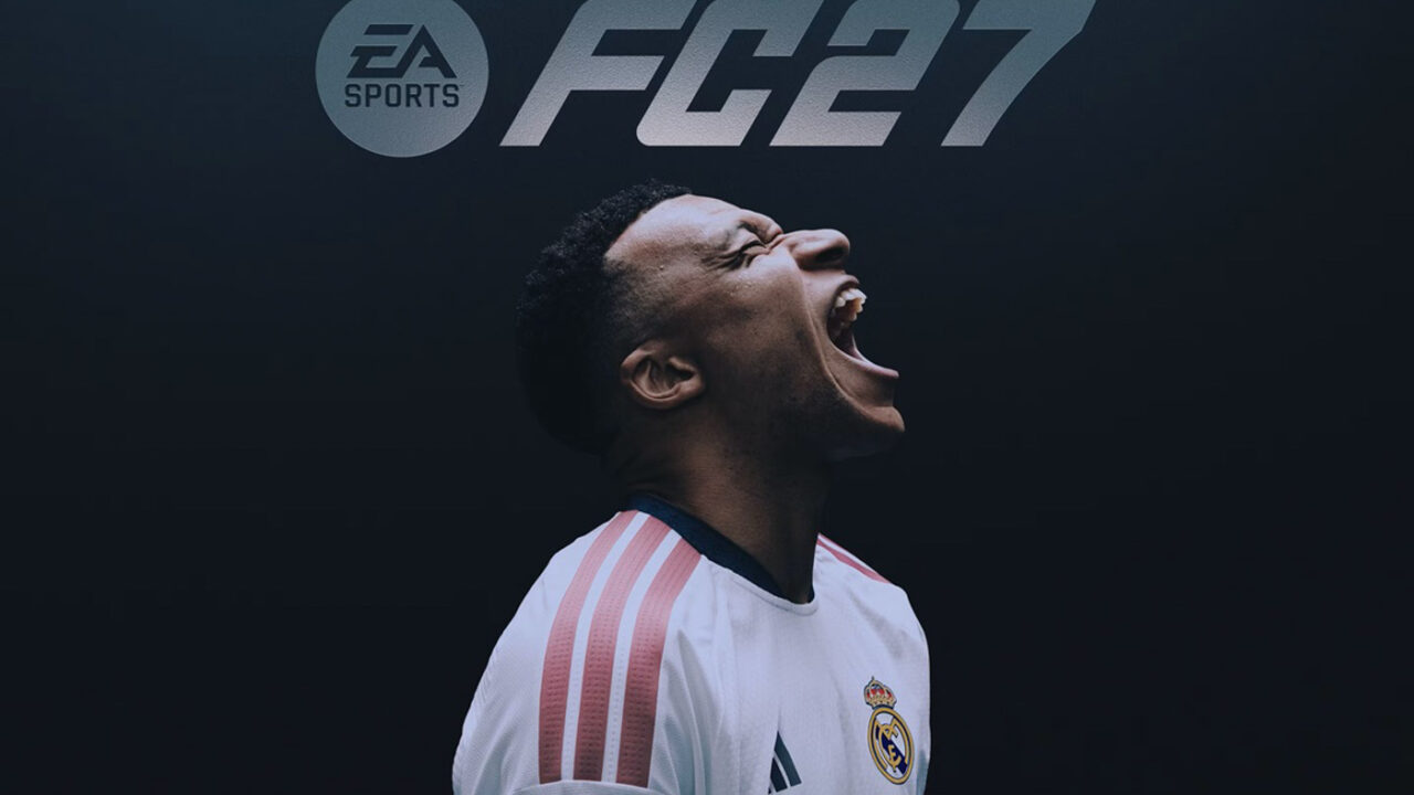 کاور نسخه Ultimate بازی EA Sports FC 27 با تصویر بازیکن رئال مادرید و لوگوی بازی