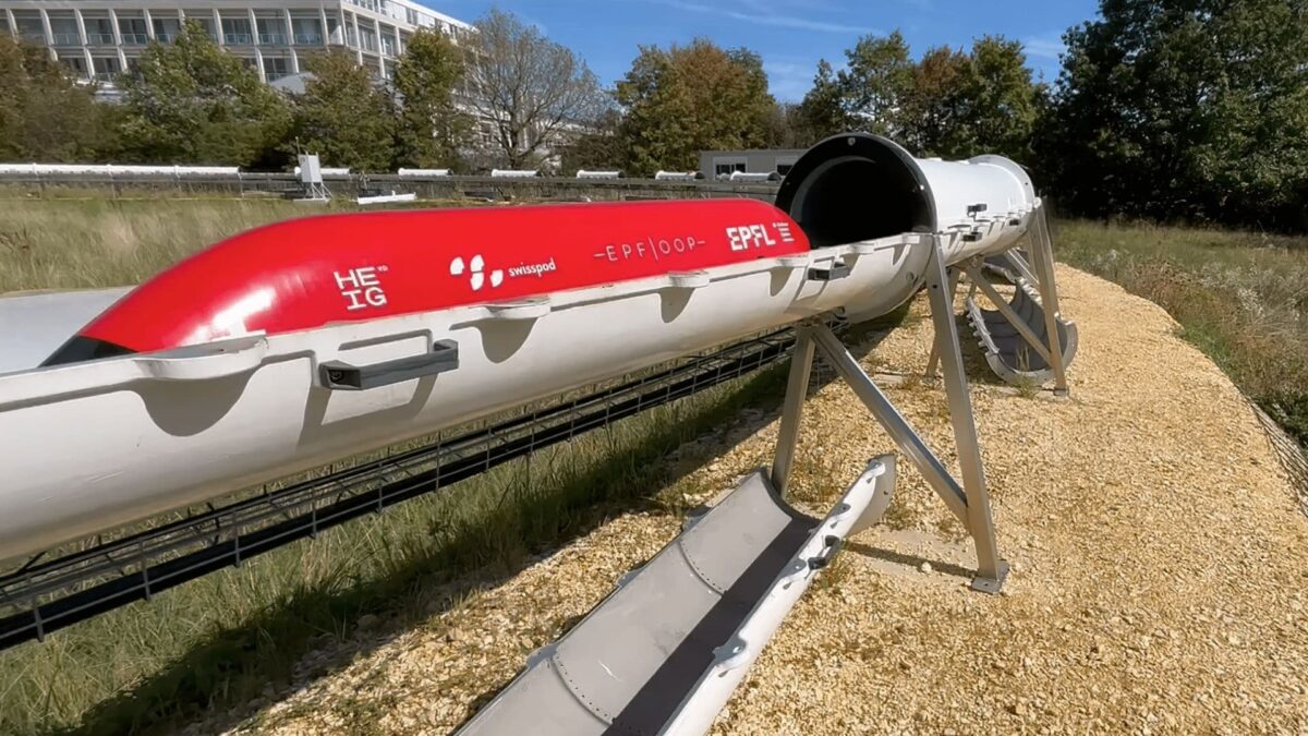 طرح مفهومی هایپرلوپ The Boring Company در تگزاس