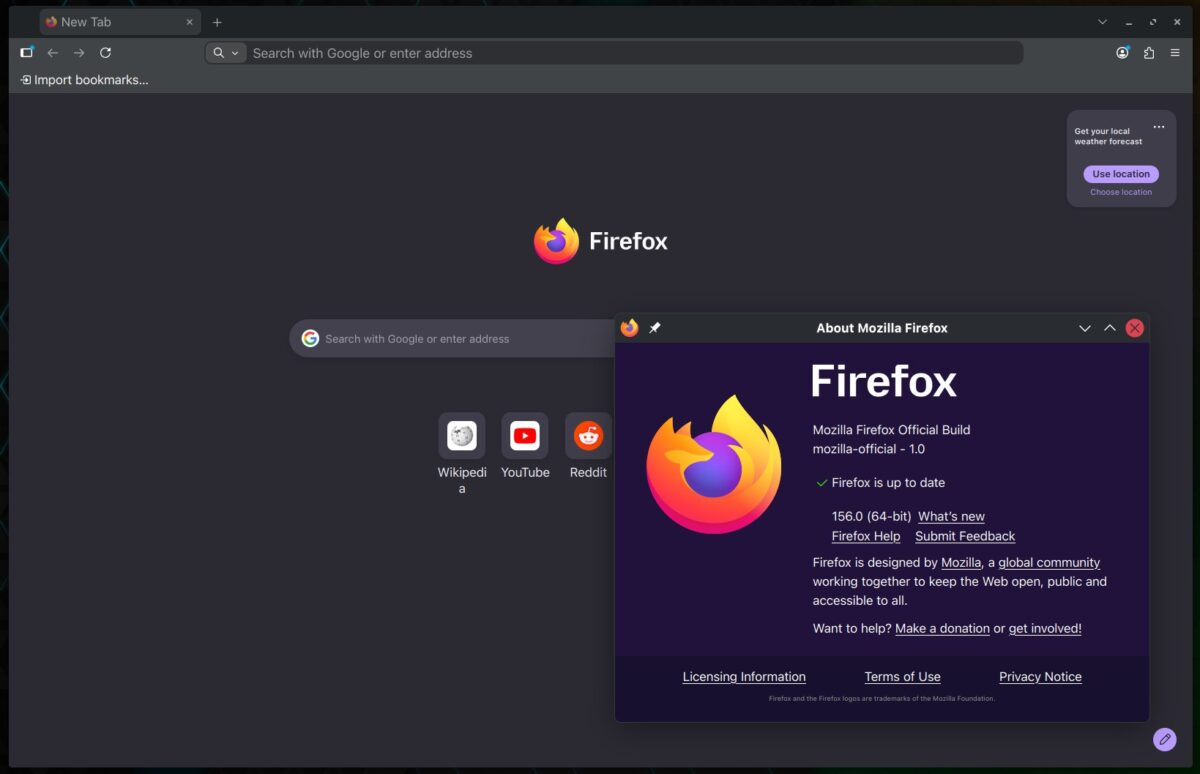تنظیمات مرورگر Firefox برای دریافت آخرین بهروزرسانی