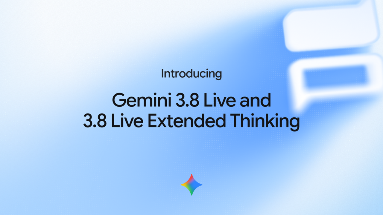 تصویری از معرفی Gemini 3.8 Live