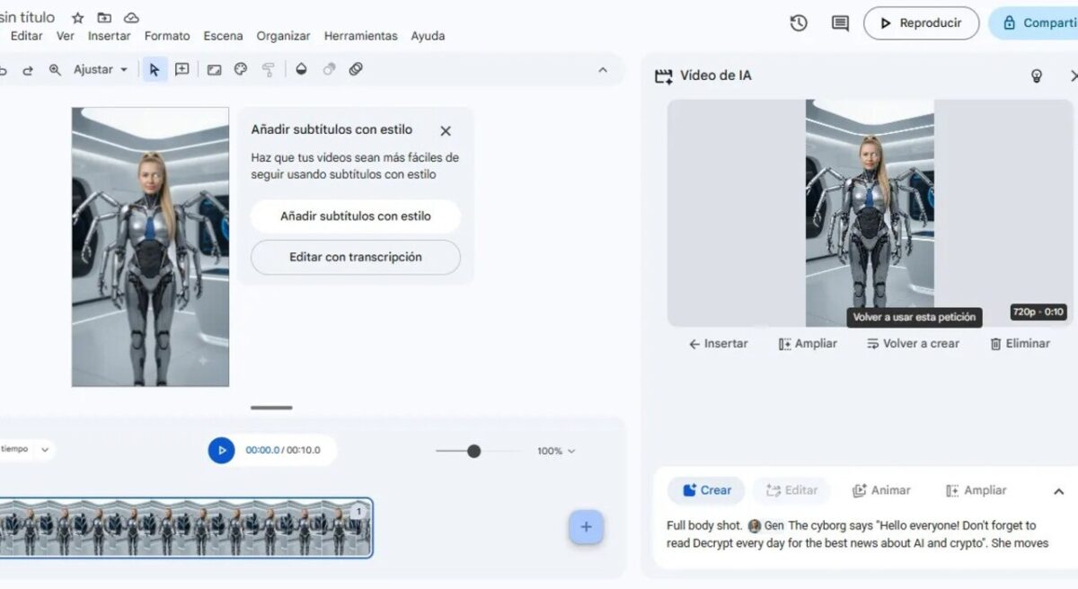 تصویری از فرآیند تولید ویدیوی 1080p با هوش مصنوعی گوگل