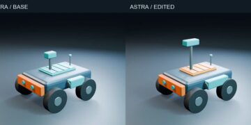 نمایی از مدل سه بعدی ساخته شده با GPT-6 Astra