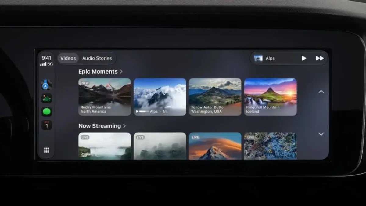 ویدیو در CarPlay و فهرست آیفون‌های سازگار