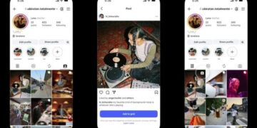 تصویری از قابلیت افزودن عکس تگ شده به پروفایل اینستاگرام