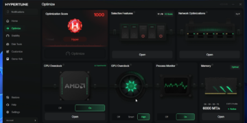 تصویری از ابزار اورکلاک خودکار Hypertune