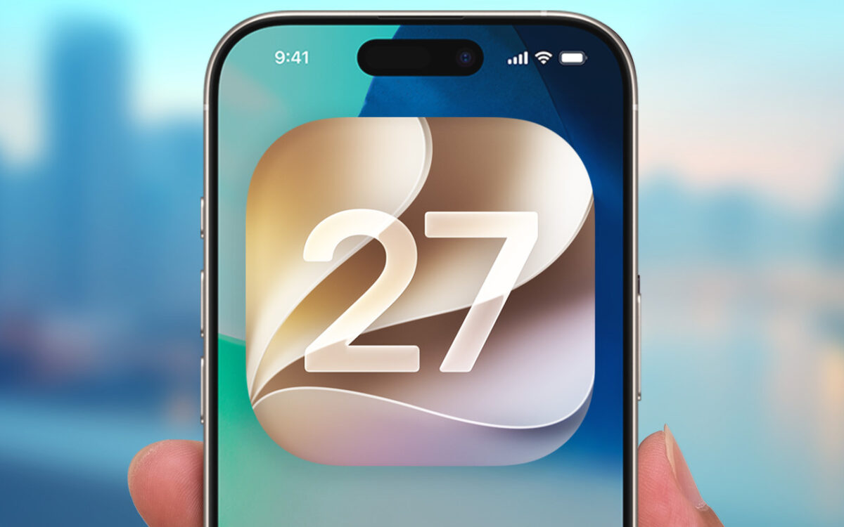 تصویری از سیستمعامل iOS 27 روی تلفن همراه
