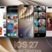 تصویری از سیستم‌عامل iOS 27