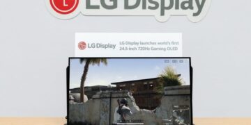 تصویری از مانیتور جدید الجی و پنل گیمینگ OLED الجی ۷۲۰ هرتز