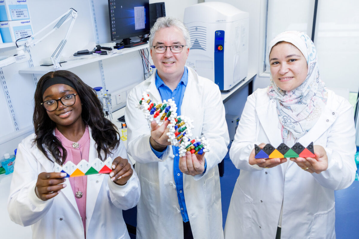 تصویری از رایانه DNA بدون برق در دست دانشمندان