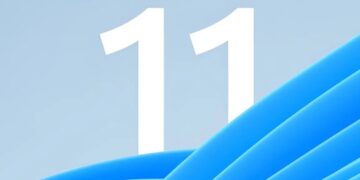 نمایی از لوگوی ویندوز 11 مایکروسافت