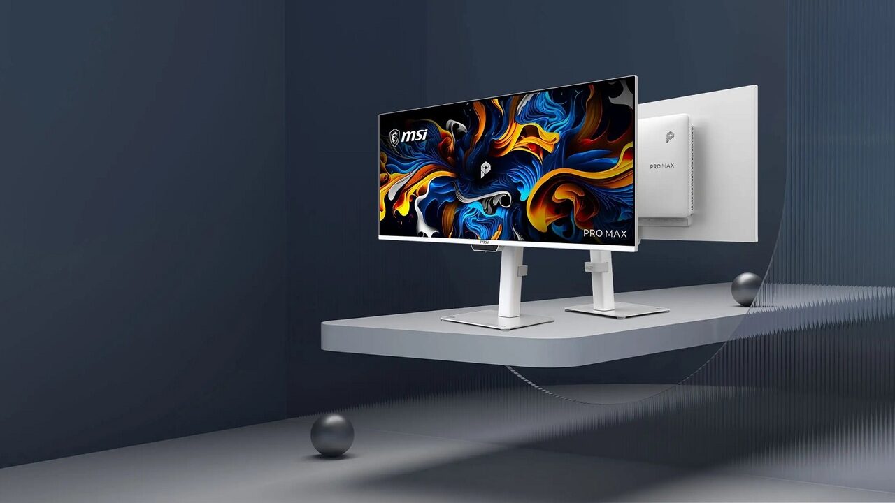 تصویری از مانیتور QD-OLED MSI