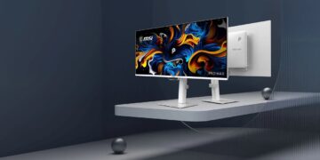 تصویری از مانیتور QD-OLED MSI
