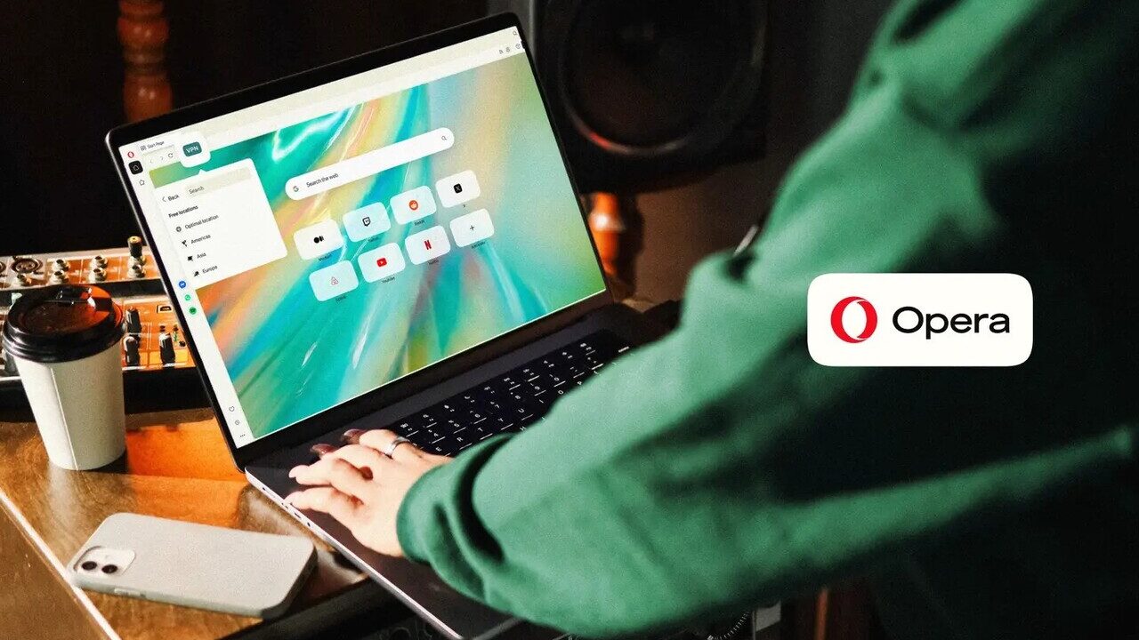 تصویری از قابلیت جدید مرورگر اپرا