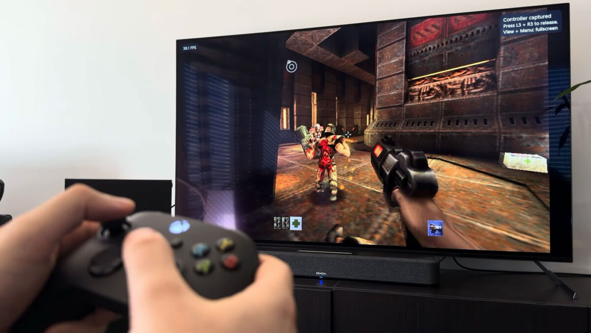 اجرای بازی Quake II با شبیهساز PS5 روی ایکسباکس سری X