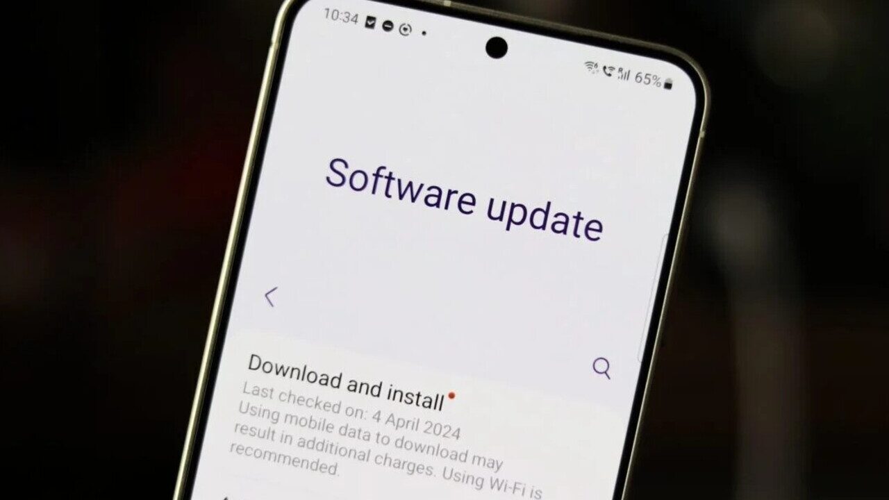 تصویری از آپدیت امنیتی سپتامبر ۲۰۲۶ سامسونگ روی تلفن همراه