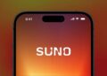 تصویری از لوگوی Suno روی تلفن همراه