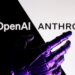 تصویری از لوگوی آنتروپیک و OpenAI کنار یکدیگر