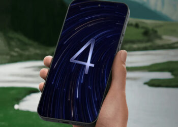 تصویری از HyperOS 4 شیائومی روی تلفن همراه