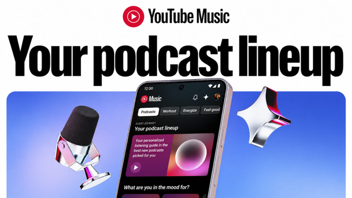 معرفی قابلیت Your Podcast Lineup در YouTube Music برای پیشنهاد شخصیسازیشده پادکستها با هوش مصنوعی