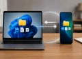 آموزش انتقال فایل بین ویندوز و اندروید بدون اینترنت و نصب برنامه